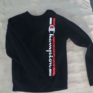 Men’s Small Champion Black Crewneck